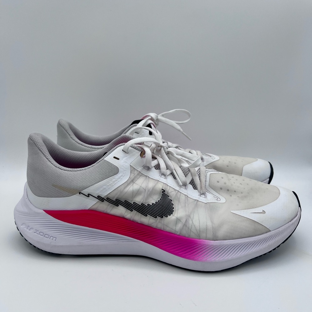 Pre- Owned Men Nike Winflo 8 Rawdacious Running Shoes CW3419-100 Size 12‎